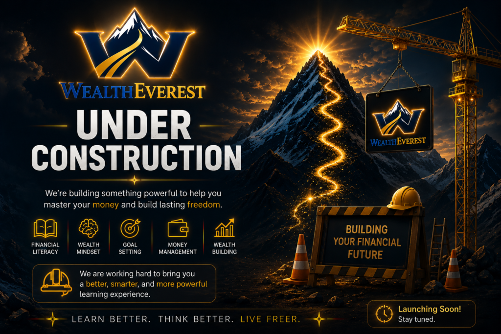 "WealthEverest website under construction"